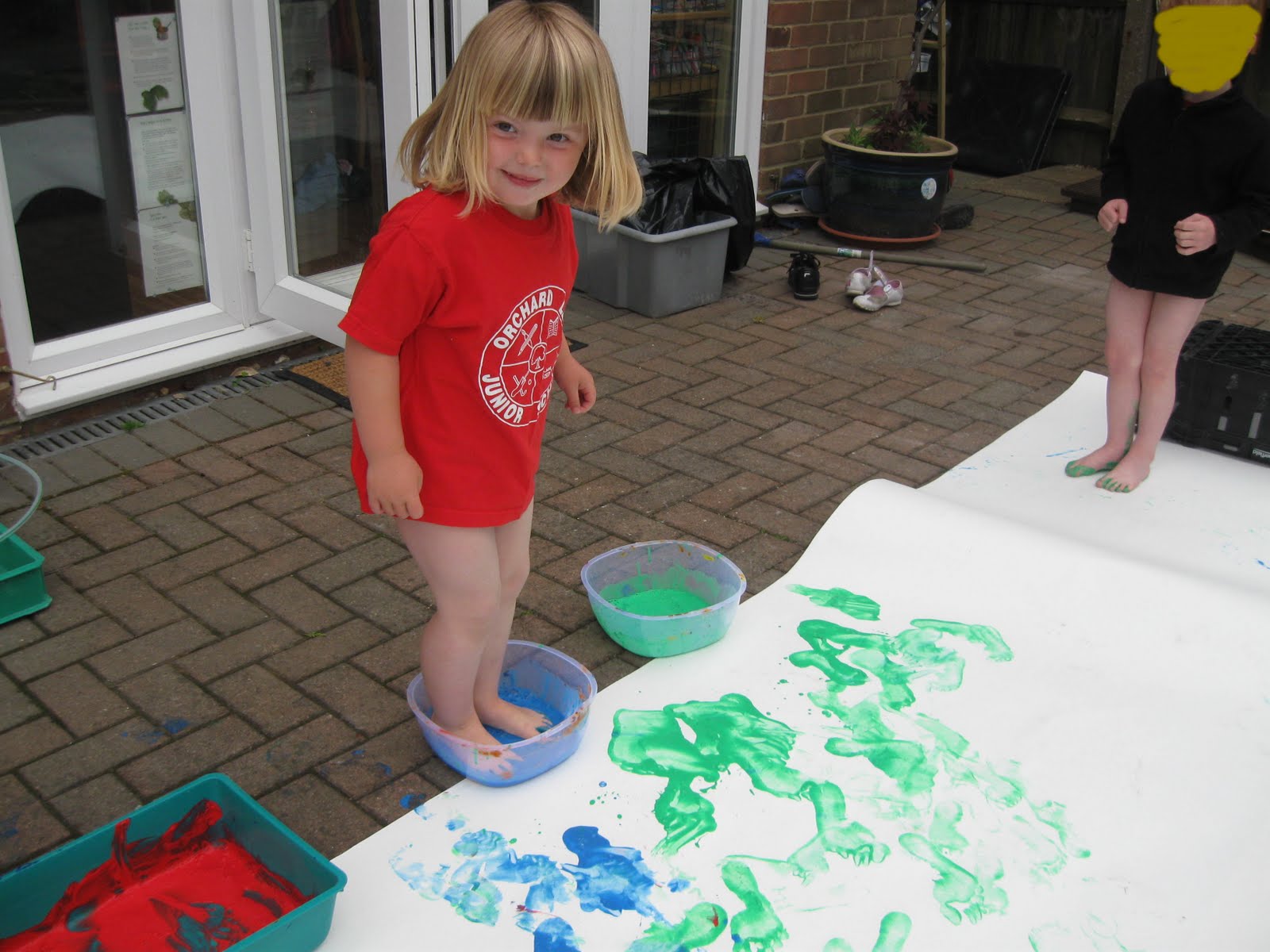 Painting and Exploring Art - Rainy day indoor activities for kids